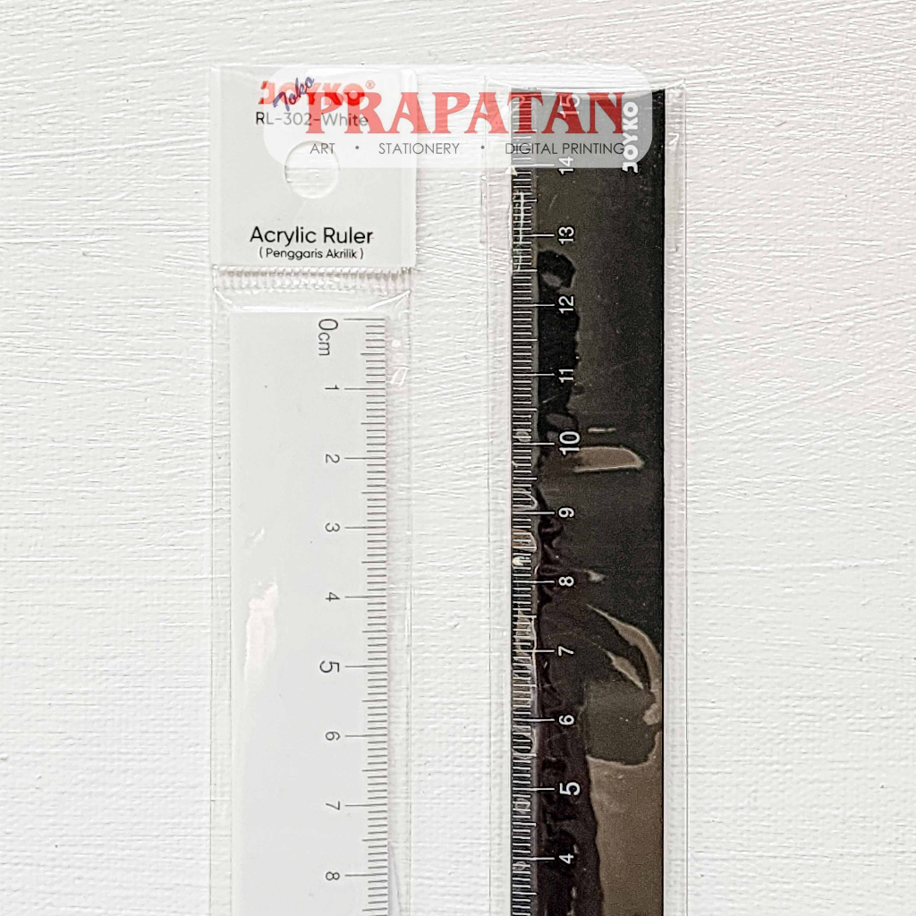 

Penggaris Akrilik Joyko RL-302 15cm | Acrylic Ruler