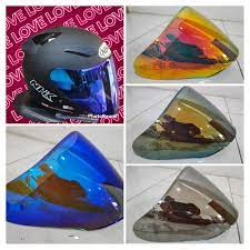 KACA VISOR NHK R1/ N1 ELITE / N1 MAX IRIDIUM BLUE RED SILVER SMOKE NFJ