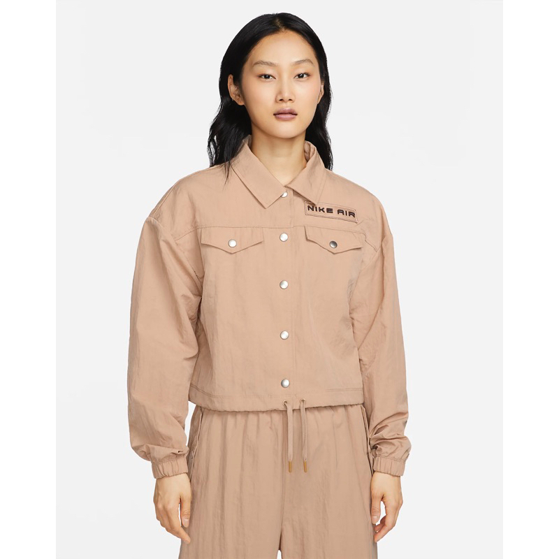 woven jacket cropped original nike