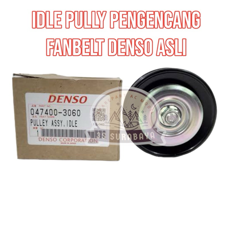 Idle Pully Denso Asli Pengencang Fanbelt Ac Mobil Universal Ac Mobil