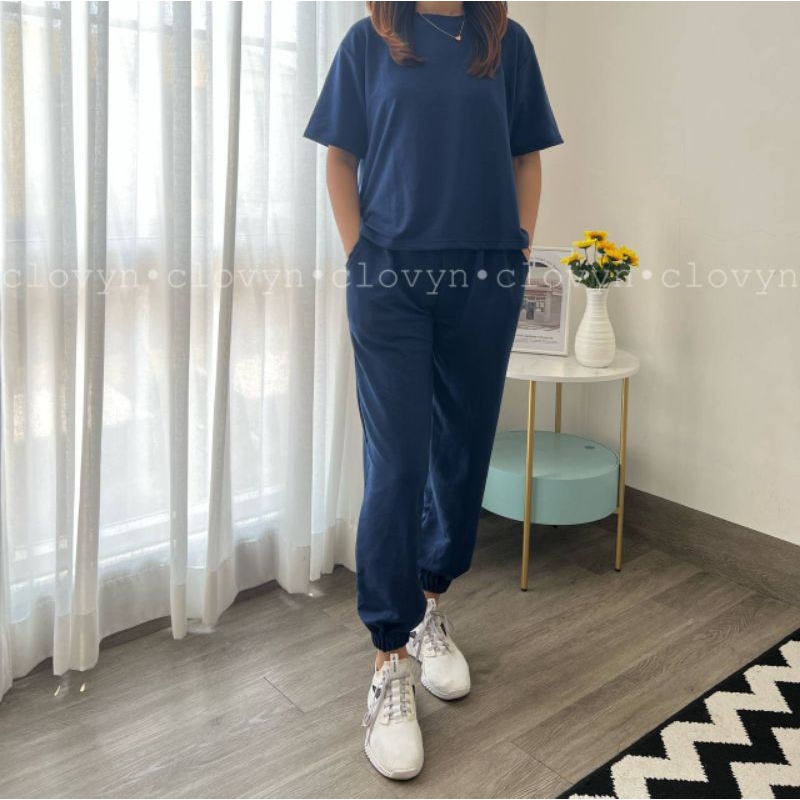 setelan celana panjang wanita jogger