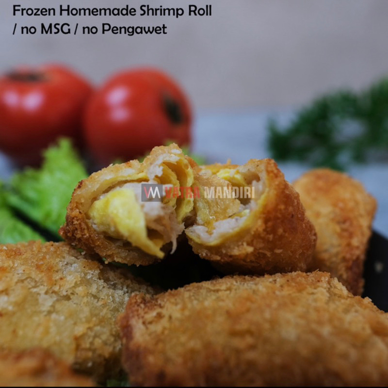 

Frozen Homemade Shrimproll/ no MSG/ no Pengawet