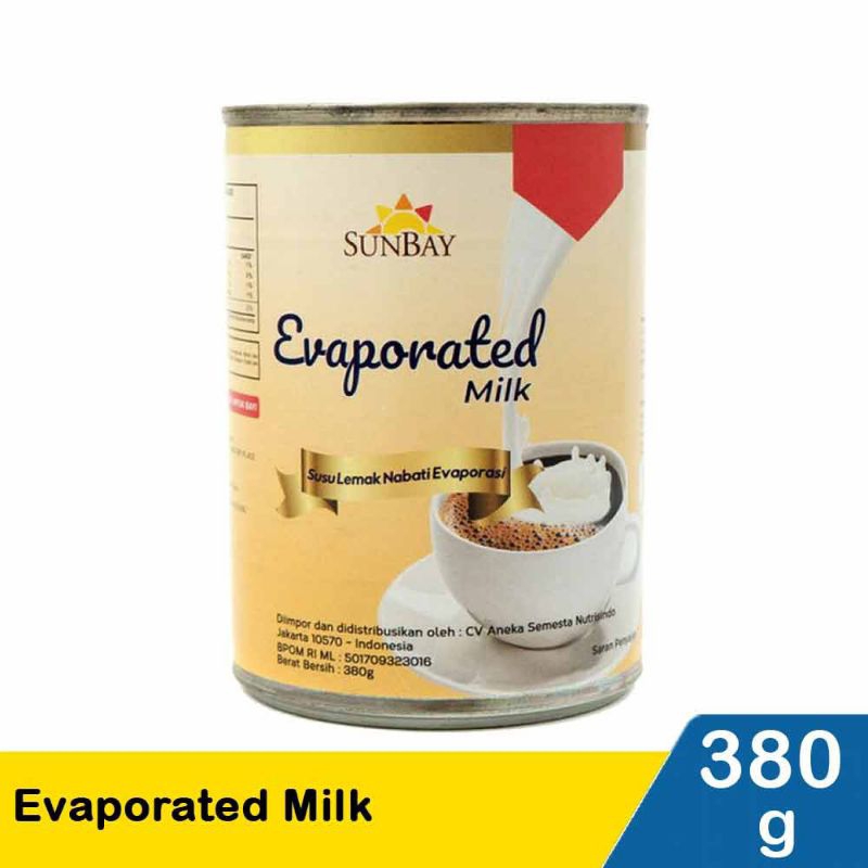

sunbay evaporated milk 380 gr / sunbay susu evaporasi 380gr