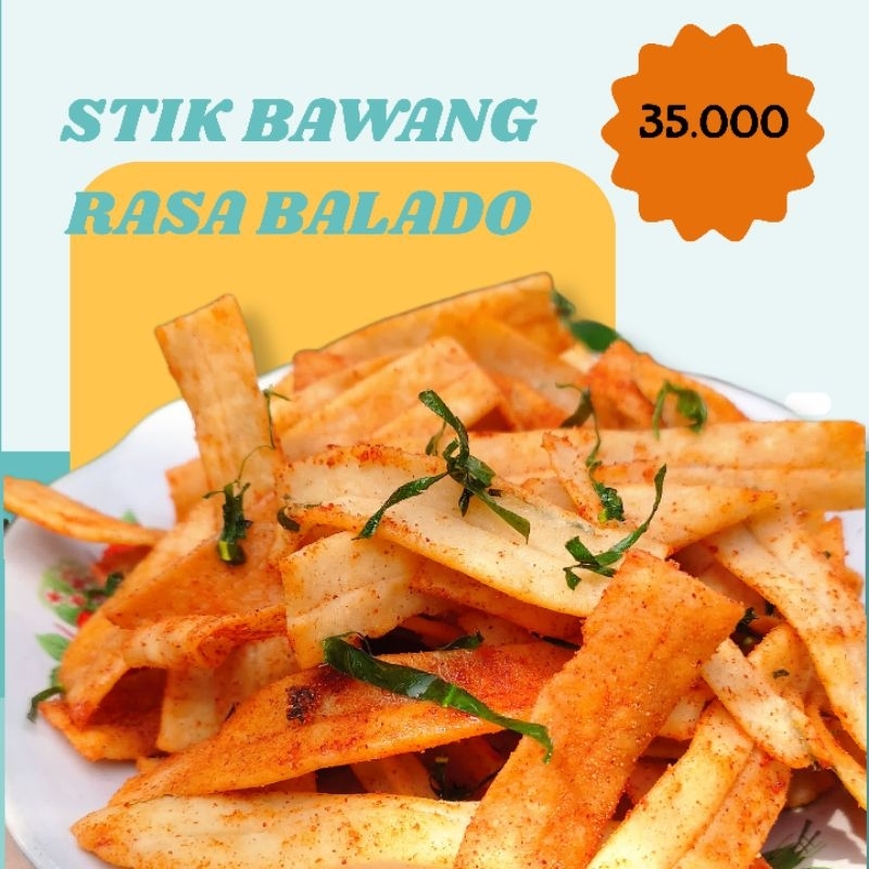 

KUE BAWANG BALADO ISI 400gr/ STIK BAWANG BALADO /COD