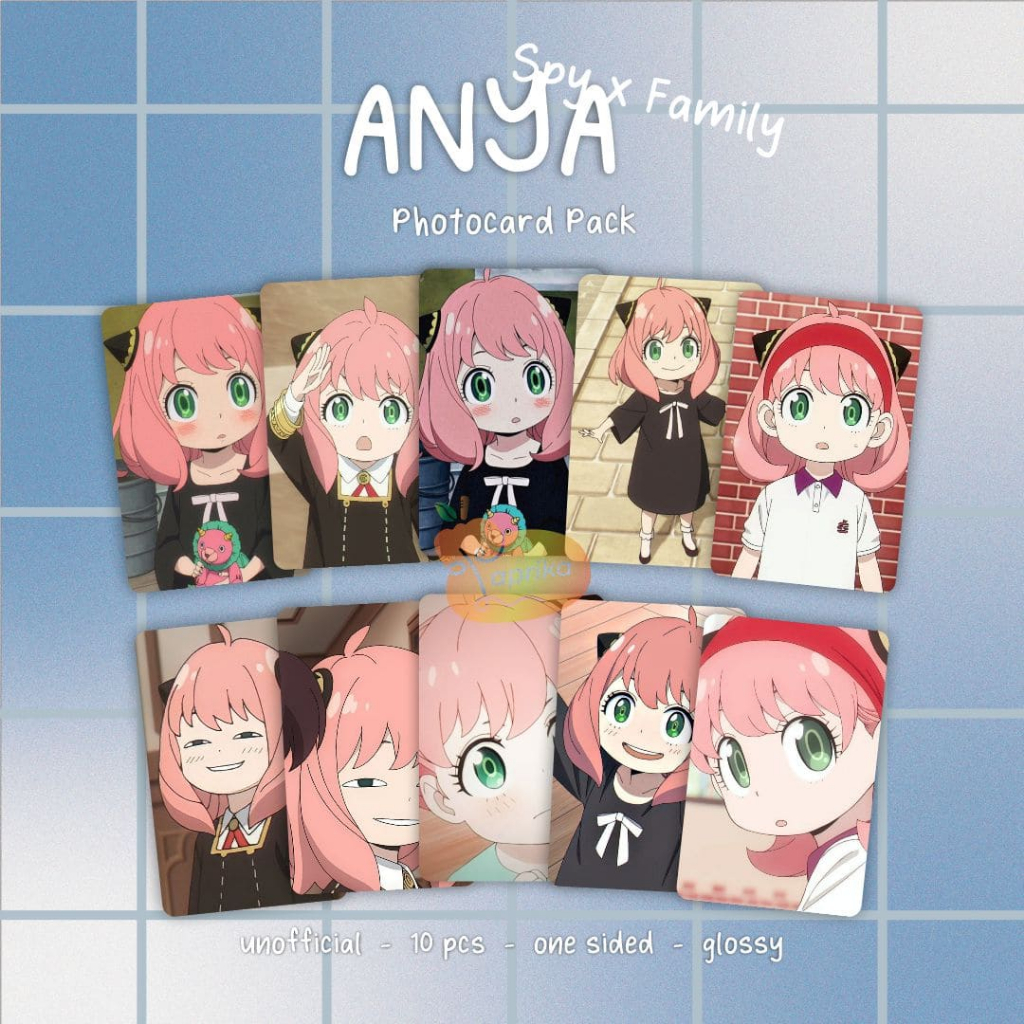 ANYA FORGER SPY FAMILY ANIME PHOTOCARD PC FOTO
