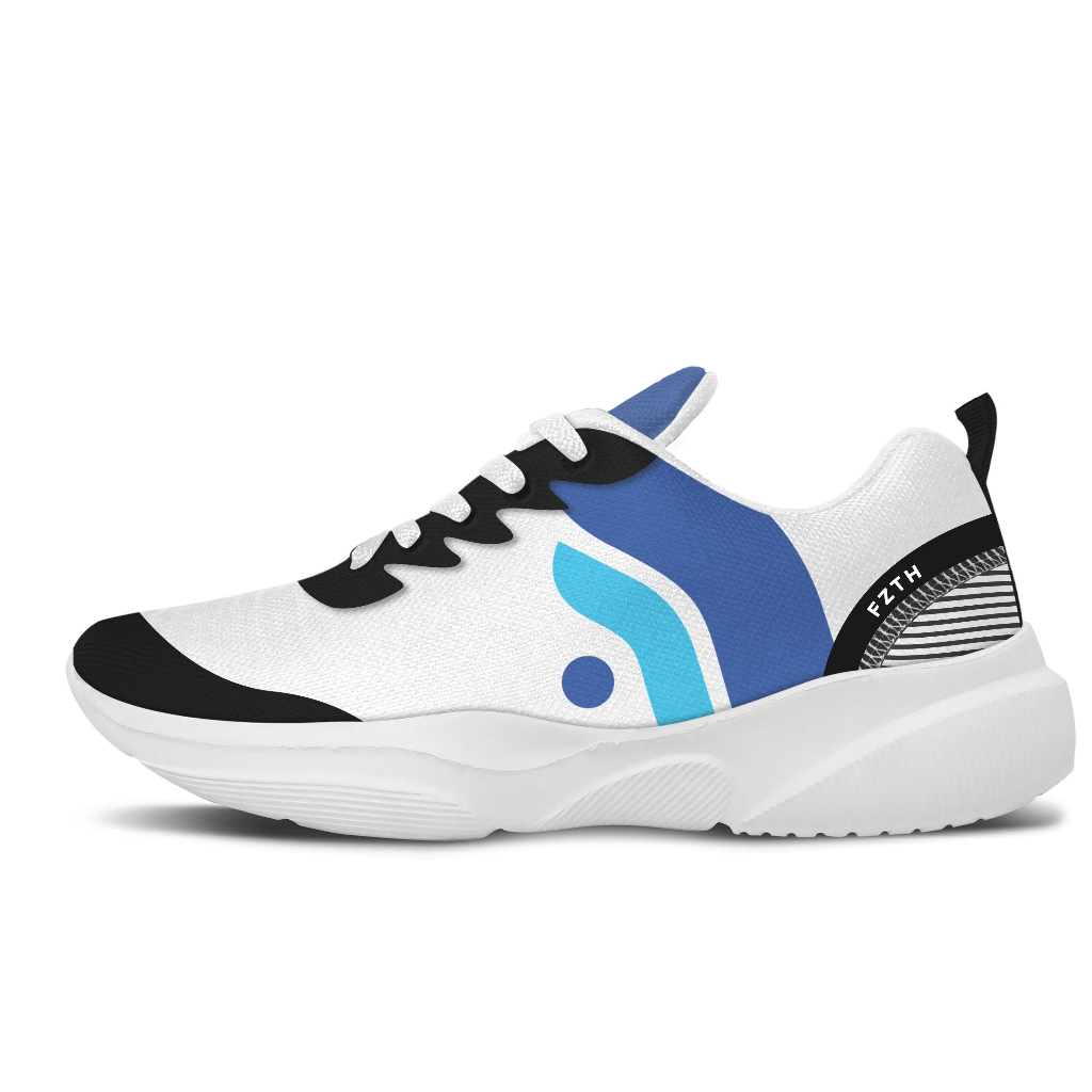 sepatu pria sneakers FZTH KAITO PUTIH HITAM BIRU