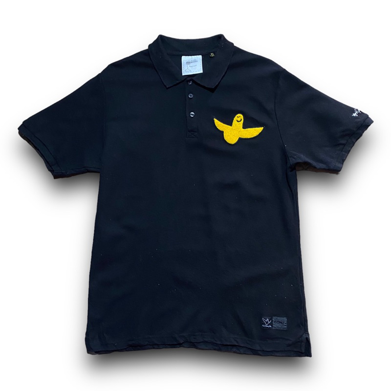 Mark Gonzales "Fly bird" logo polo shirt