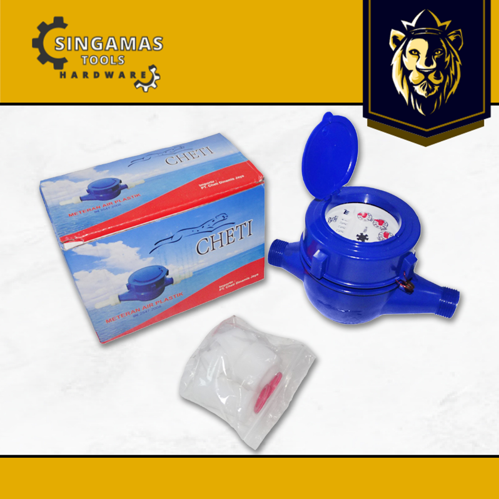 CHETI Meteran Air PDAM Body PVC 1/2"
