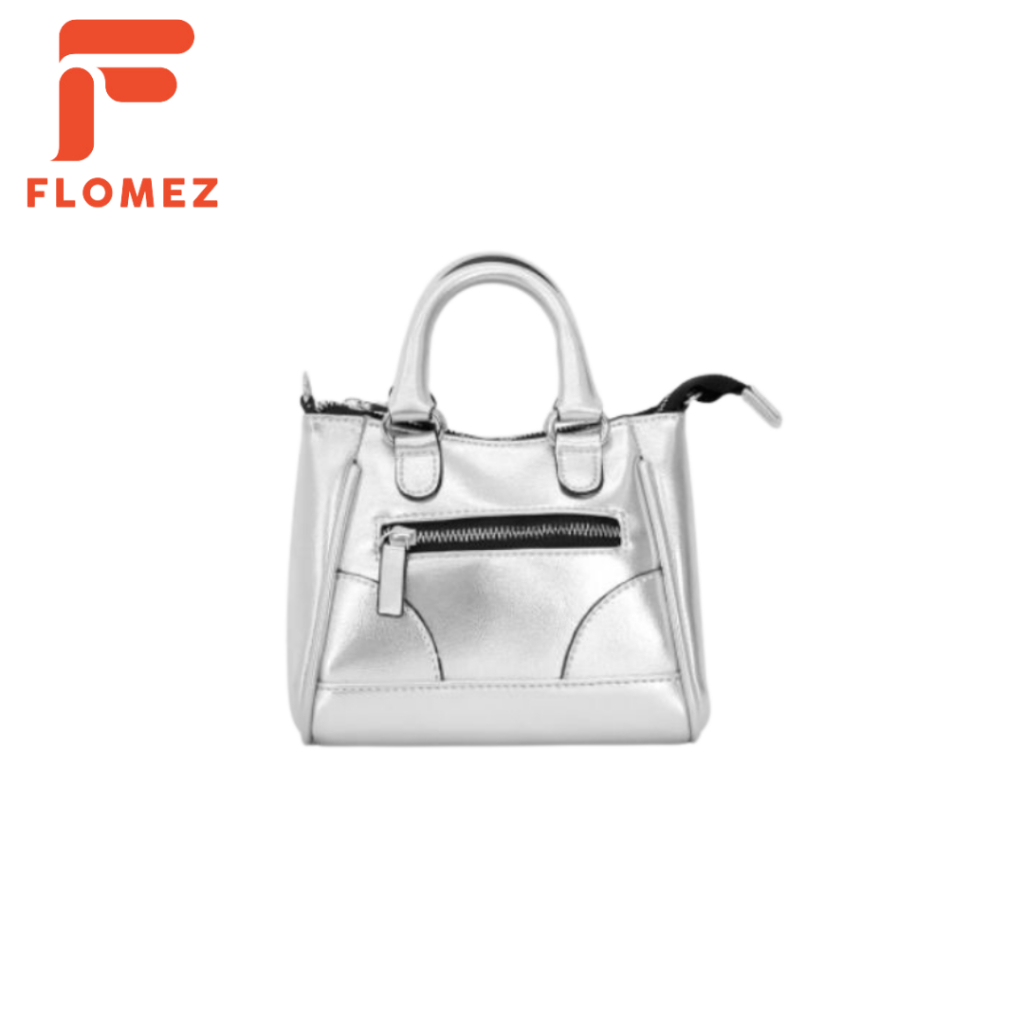 Flomez - Tas Shoulder Bag Wanita Terbaru Ovi Silver Bag