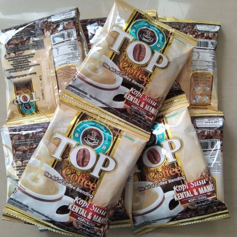 

TOP coffee SKM / susu kental manis renteng 12 sachet