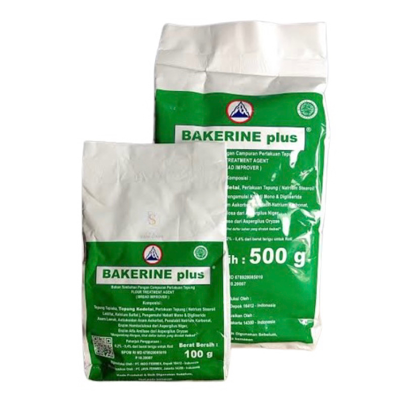 

BREAD IMPROVER BAKERIN PLUS / PELEMBUT ROTI 100GR & 500GR