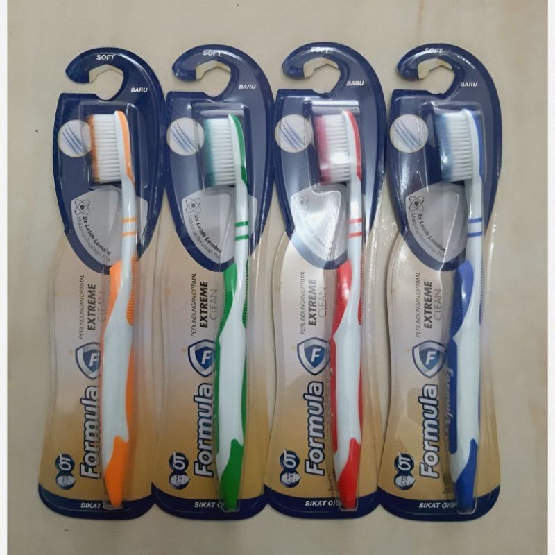 FORMULA extreme clean sikat gigi formula bulu halus bpom indonesia