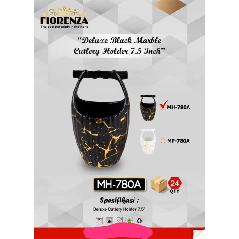 tempat sendok fiorenza marble black