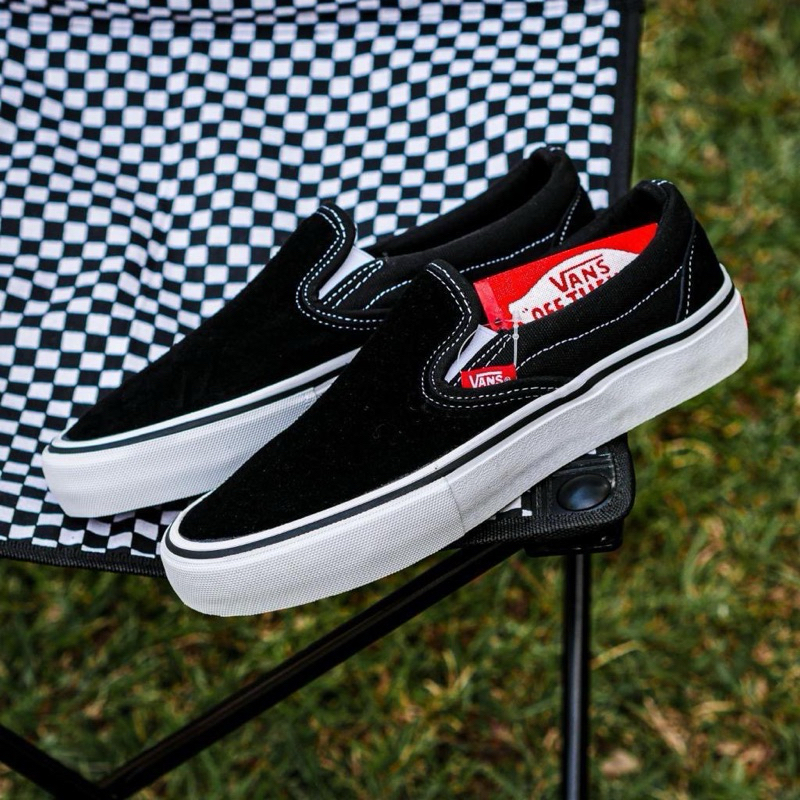 Vans Slip On Pro Black White