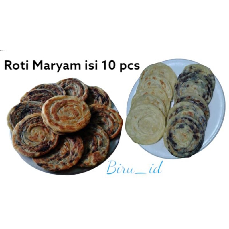 

[Termurah] roti maryam /canai isi 10 pcs