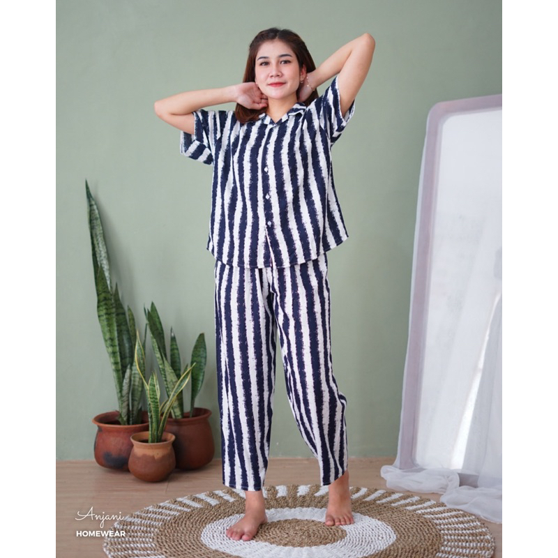 Piyama Kancing Busui Piyama Rayon Piyama Rayon Viscose