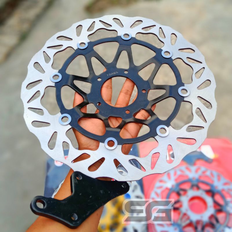 Piringan cakram baut 5 300mm Supra GL megapro copy tdr