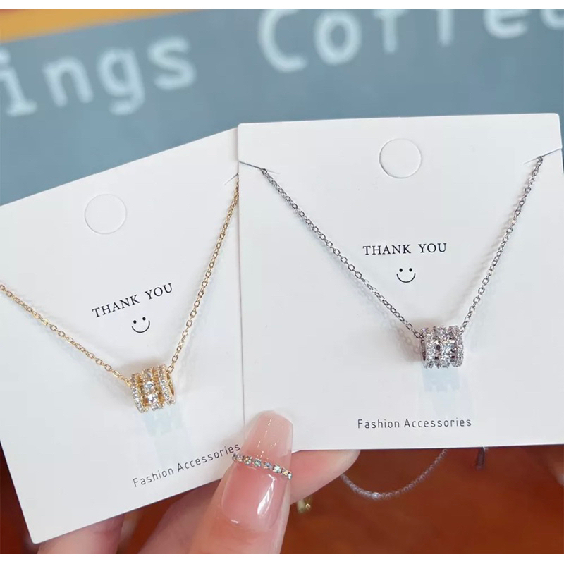 Yeri necklce / kalung liontin tabung titanium / kalung boba titanium / kalung bola titanium / kalung