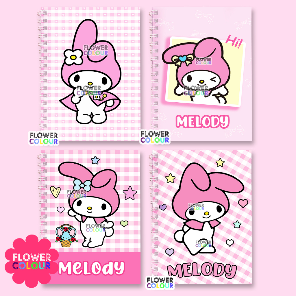 

Notebook Ring | Buku Catatan Karakter Melody | Notes Melody