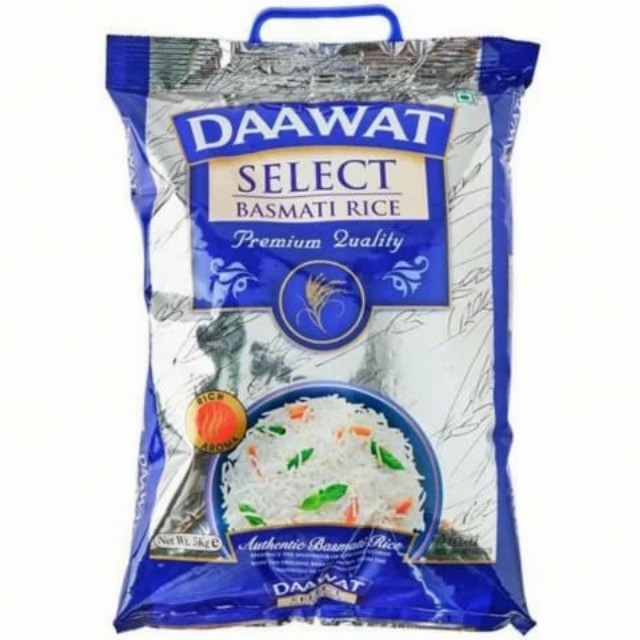 

DAAWAT SELECT PREMIUM BASMATI RICE 5 KG | PACKING ORI | DAAWAT SELECT