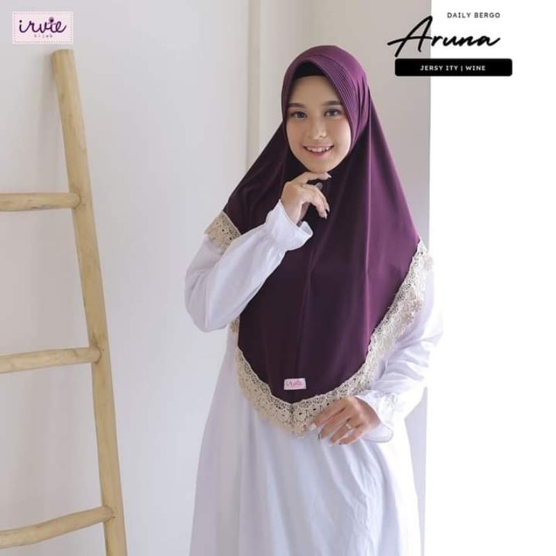 Irvie Hijab Bergo Aruna