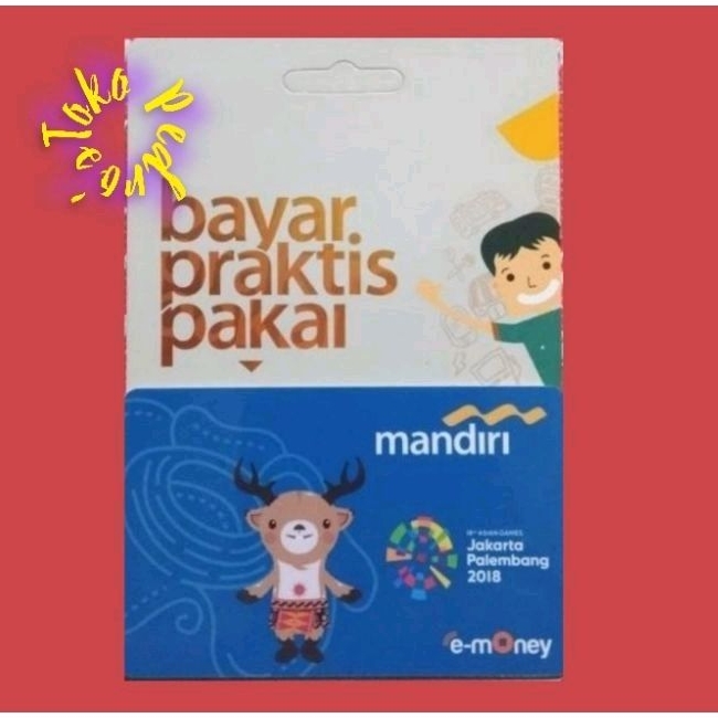 Mandiri eMONEY MERCHANDISE event Asian Games 2018 Maskot Edition - Atung (Rusa Bawean) ORI /Like eTO