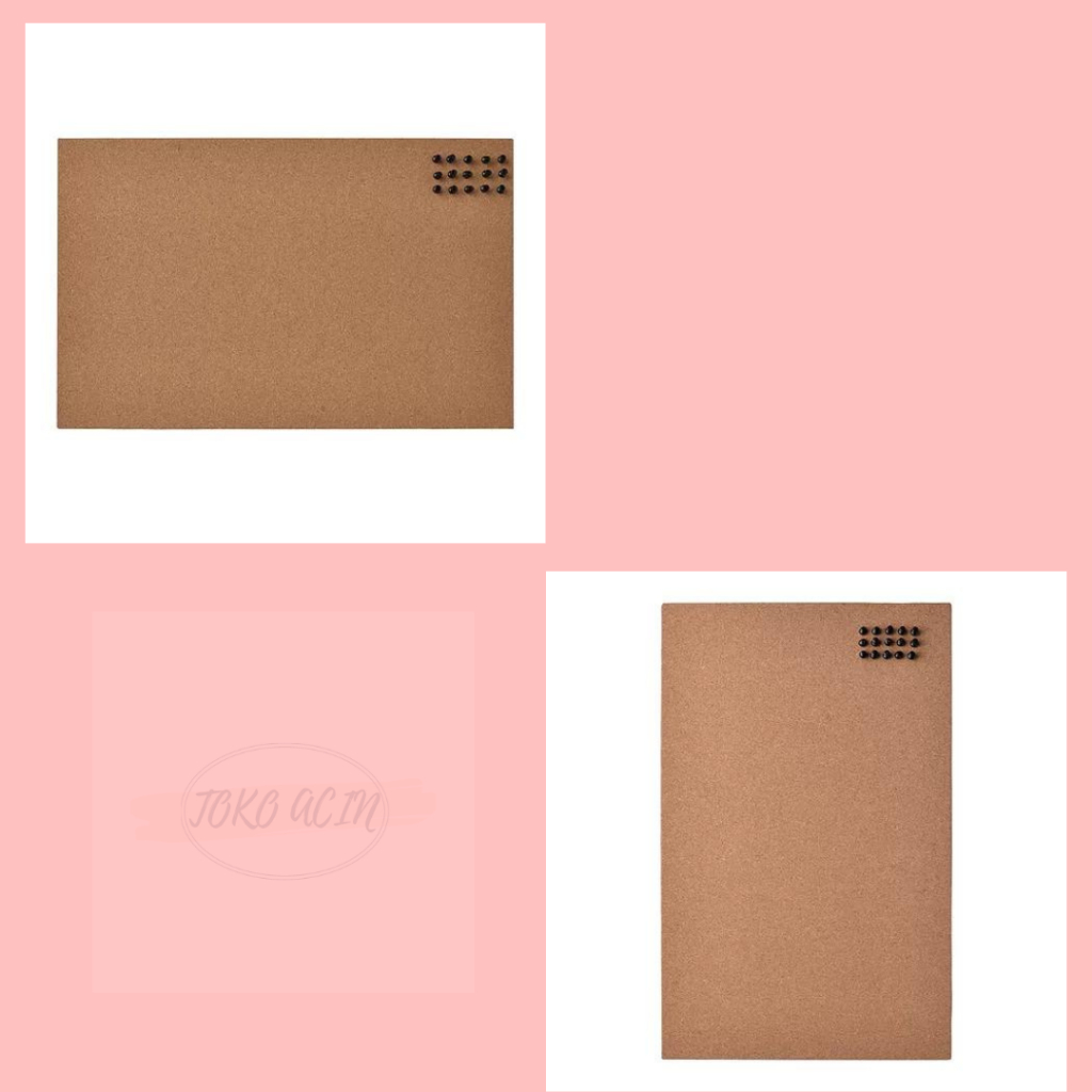 

Vlonsa Papan memo dengan pin hitam 52x33 cm