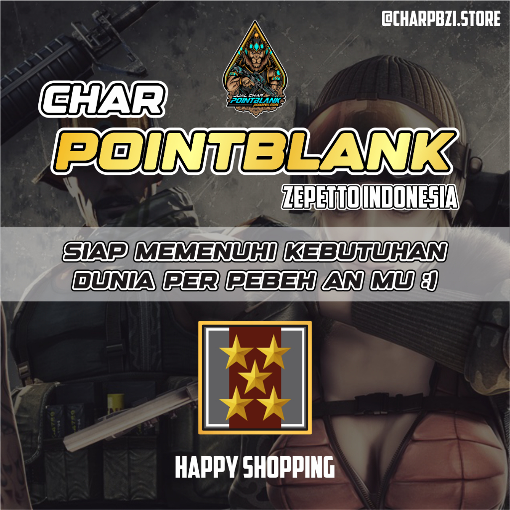 CHAR POINTBLANK / CHAR PB - BINTANG 5 / HERO
