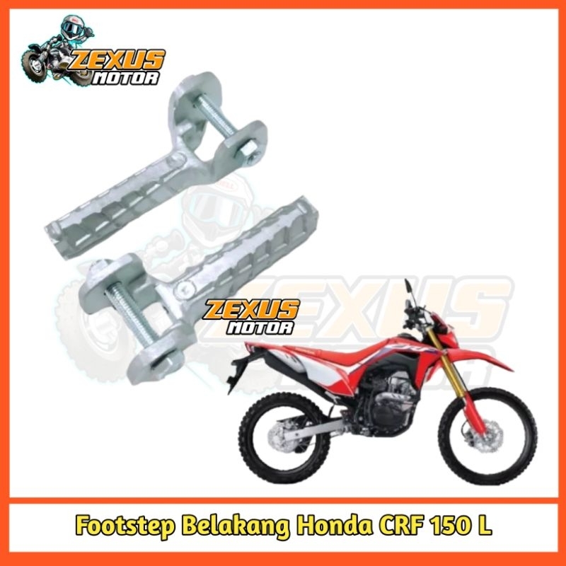 Footstep Belakang CRF 150 L Pijakan Kaki Belakang Bahan Aluminium