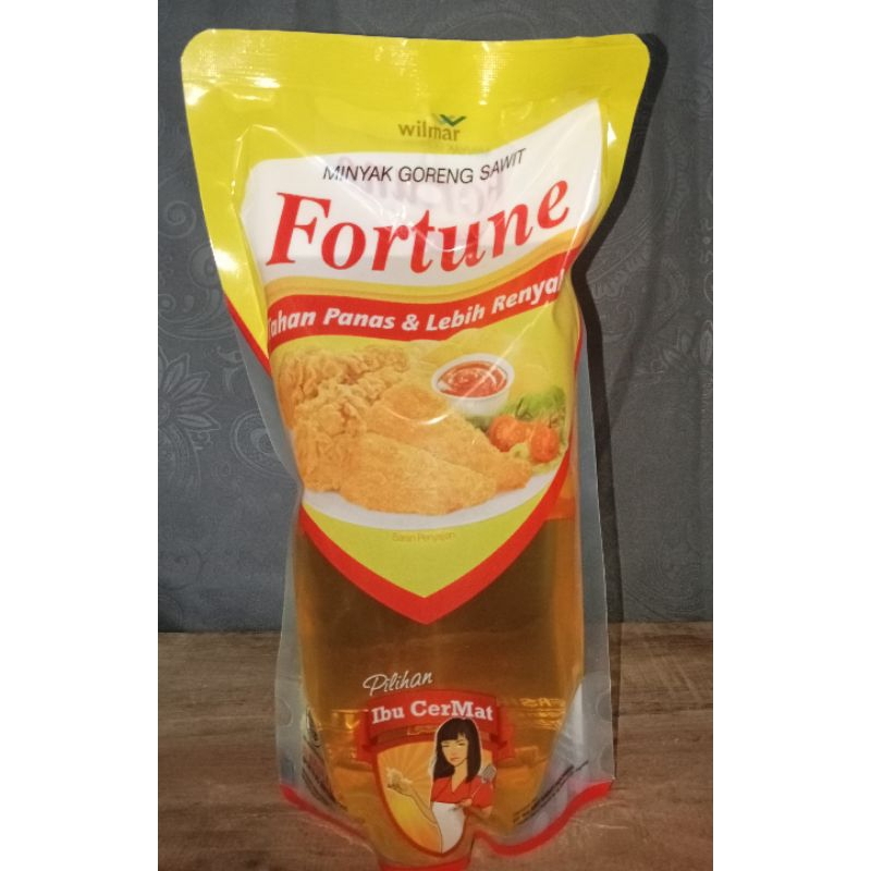 

Minyak goreng Fortune isi 1L