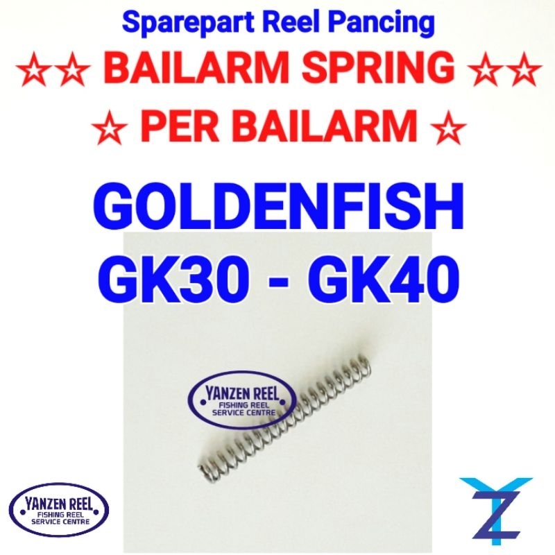 Sparepart reel pancing Per/spring Bailarm Reel GOLDDENFISH GK30 - GK40