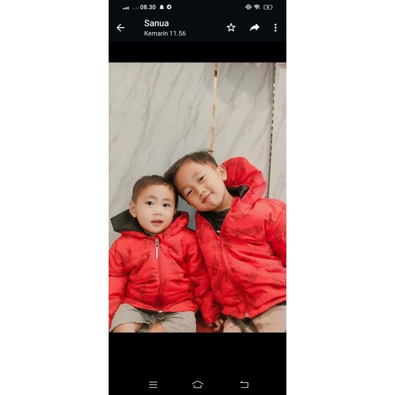 jaket gelembung anak