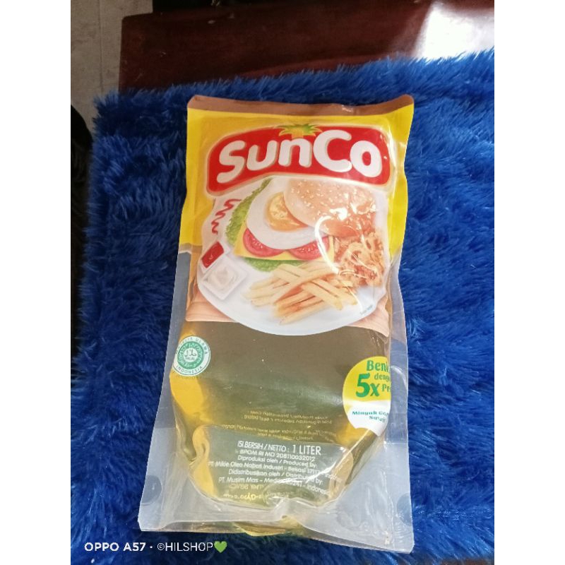 

sunco minyak goreng 1 liter