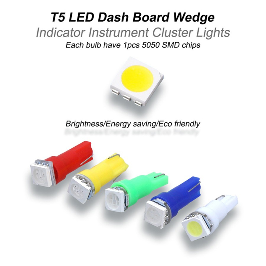 Lampu LED T5 Speedometer Mobil - Dashboard Mobil Speedo