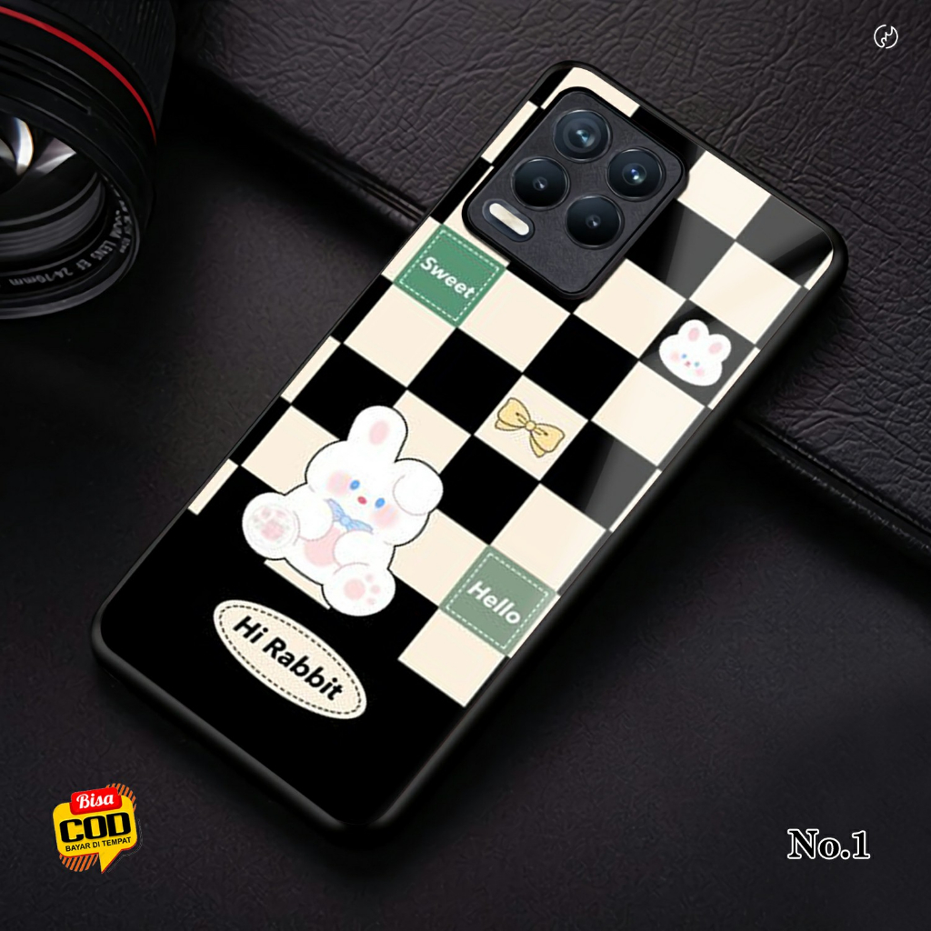 Soft Case Glass Kaca (CC38) REALME 8/8 PRO Casing Handphone REALME 8/8 PRO