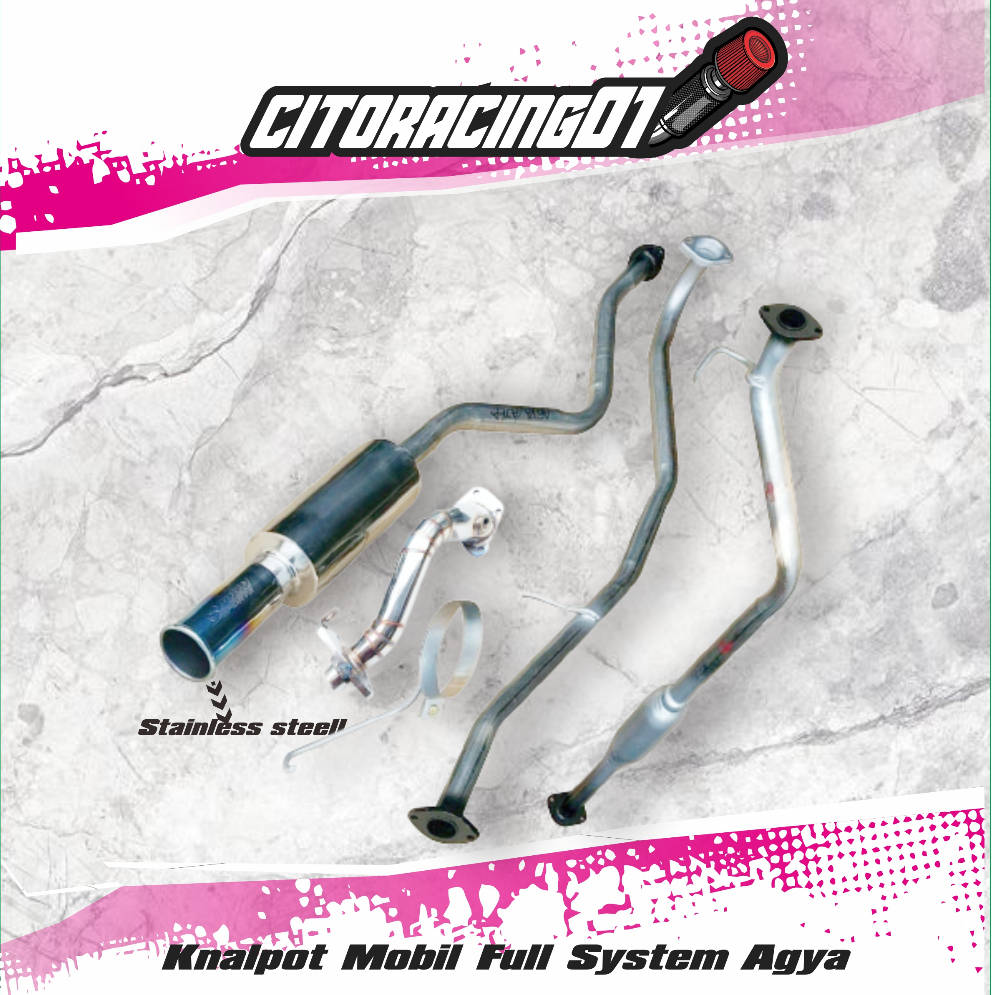 Knalpot Mobil Full System Agya