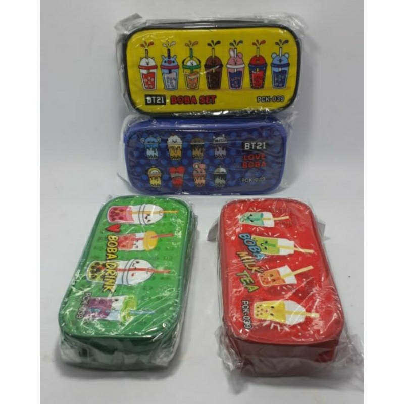 

Tempat Pensil Kain BT21 love boba