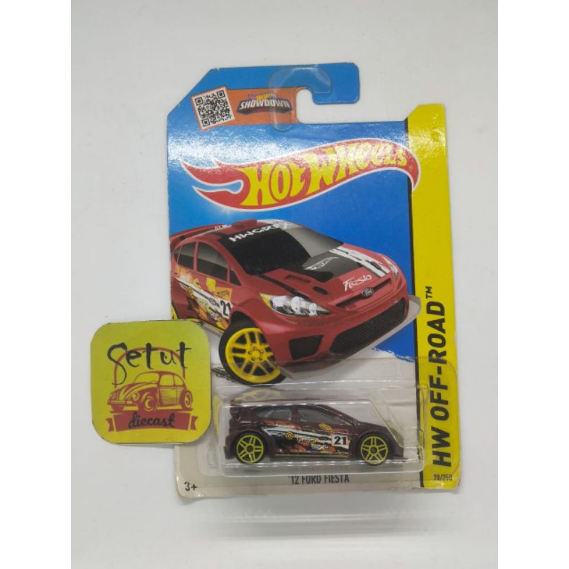HOT WHEELS HOTWHEEL FIESTA 12 FORD FIESTA ORANGE