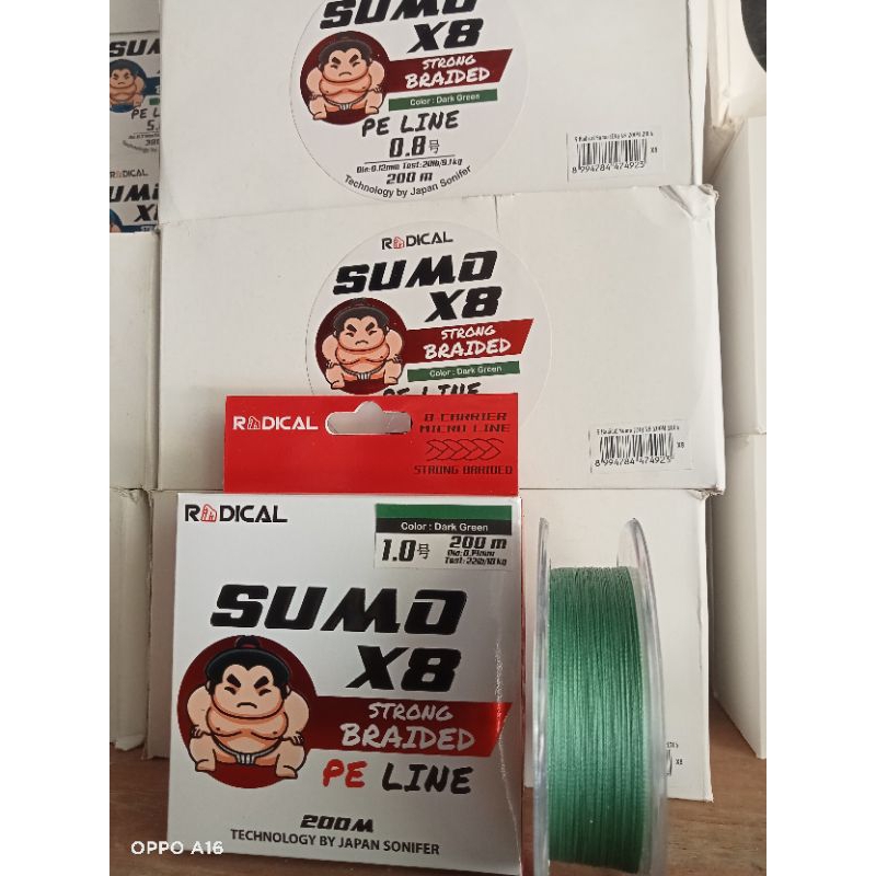 pe sumo x8 200m darkgreen