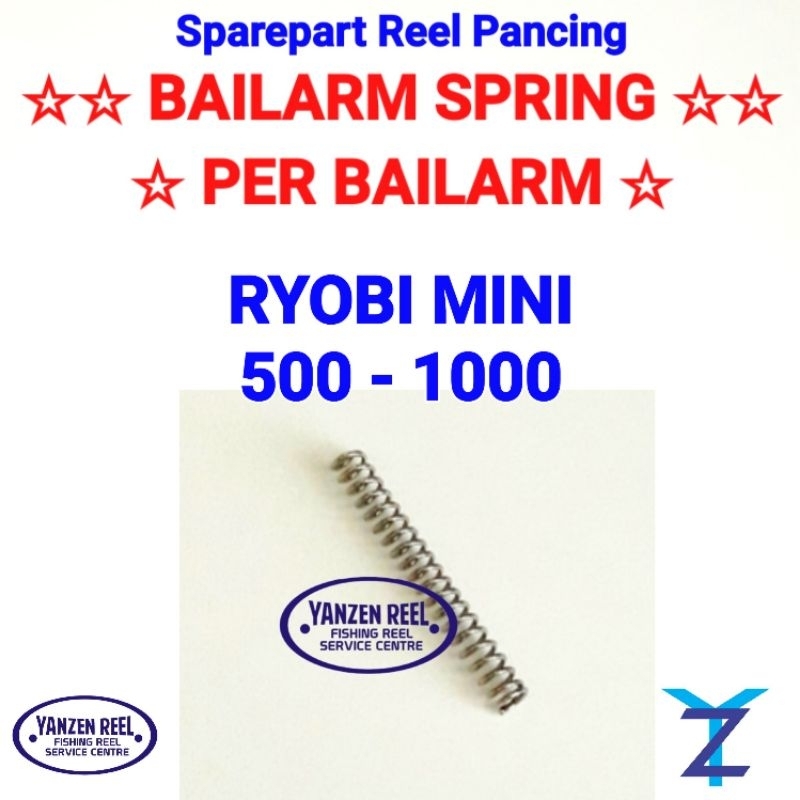 Sparepart reel pancing Per Bailarm / Bailarm spring / per buka tutup Reel Pancing RYOBI