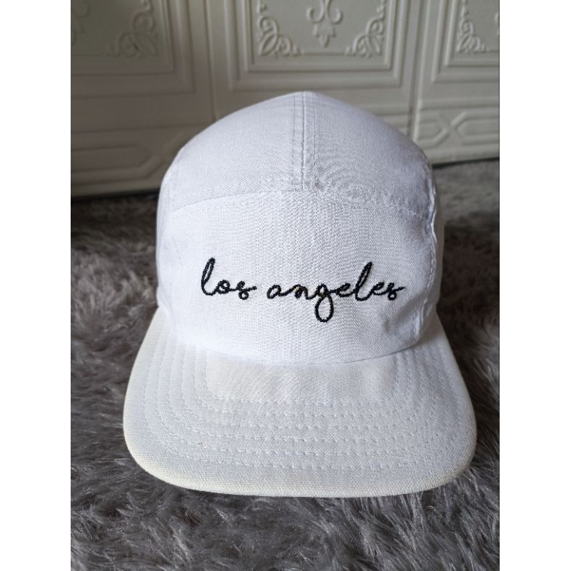 Vintage New Era 5panel // Topi 5 panel by new era cap // Los Angeles // Logo LA