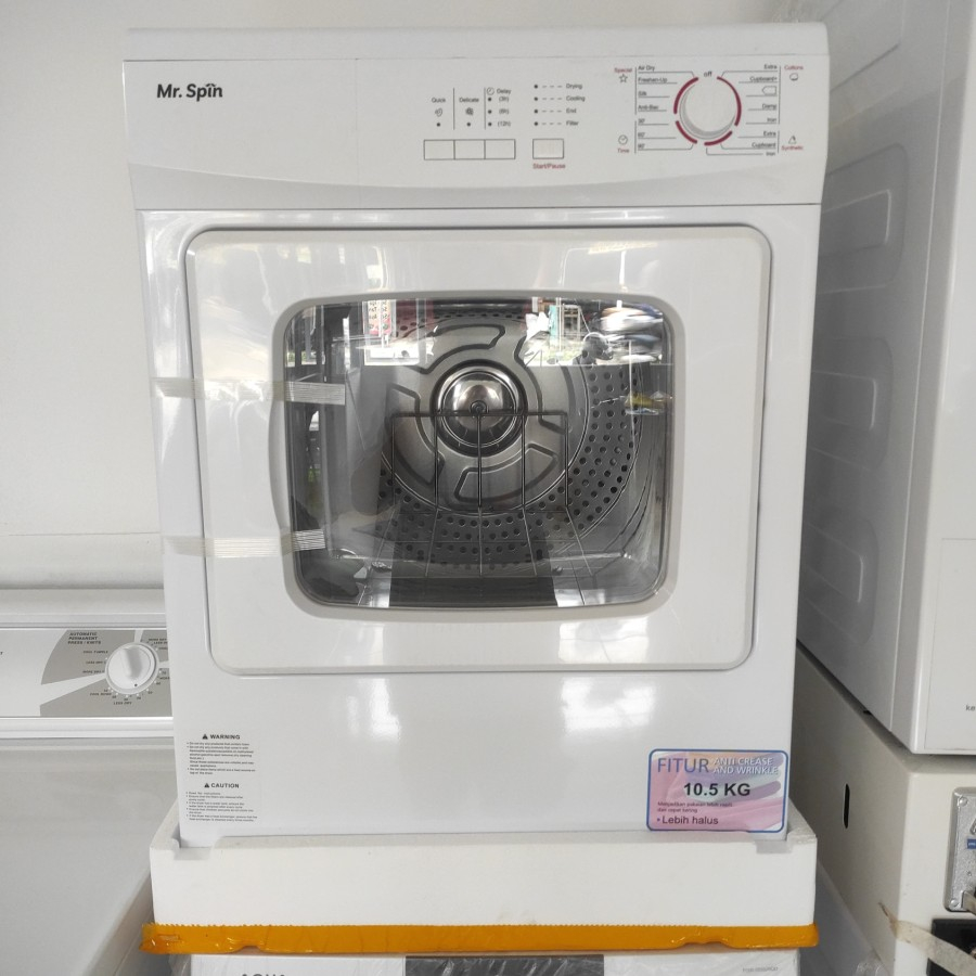 DRYER GAS MR SPIN MS010 MS-010 MESIN PENGERING LAUNDRY GAS 10KG SUPER LOW WATT GAS DRYER MRSPIN