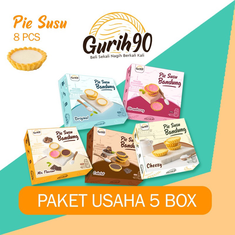 

PAKET BUNDLING 5 Box (8pcs) | Pai Susu | Camilan | Kue Kering | Coklat