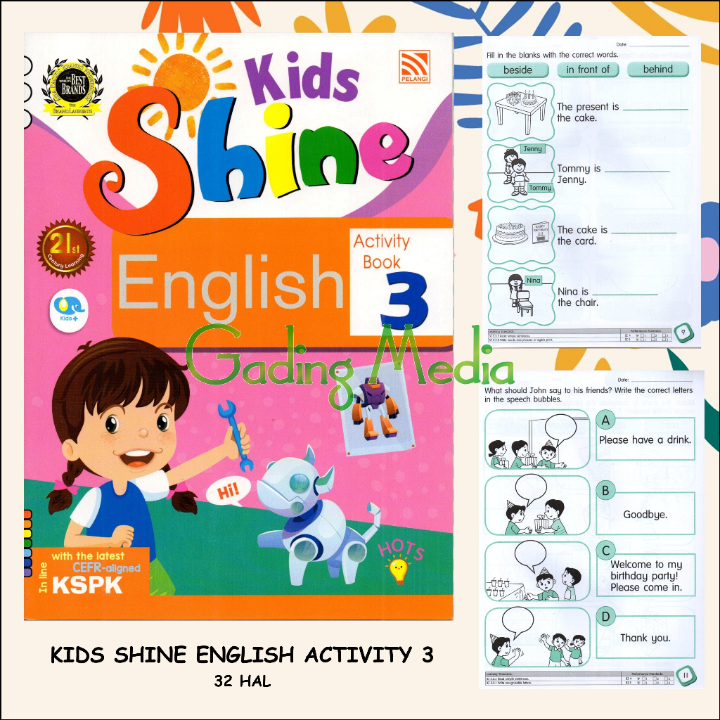 KIDS SHINE ENGLISH ACTIVITY BOOK 3