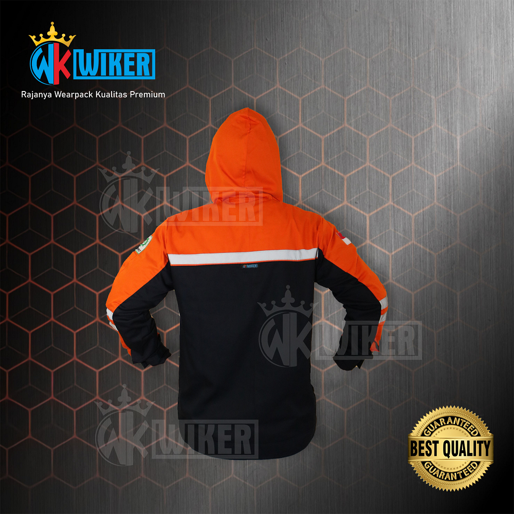 YUK CHECKOUT  Wearpack Safety Dengan Penutup Kepala - Jaket Proyek - Baju Safety - Werpack Kerja