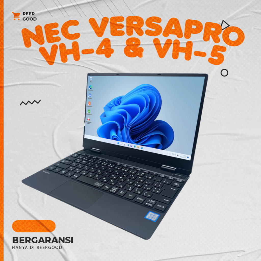 LAPTOP NEC VERSAPRO VH-4/5 SUPER SLIM MURAH & BERGARANSI INTEL CORE I5 GEN 8 RAM 8GB SSD 128256/512G