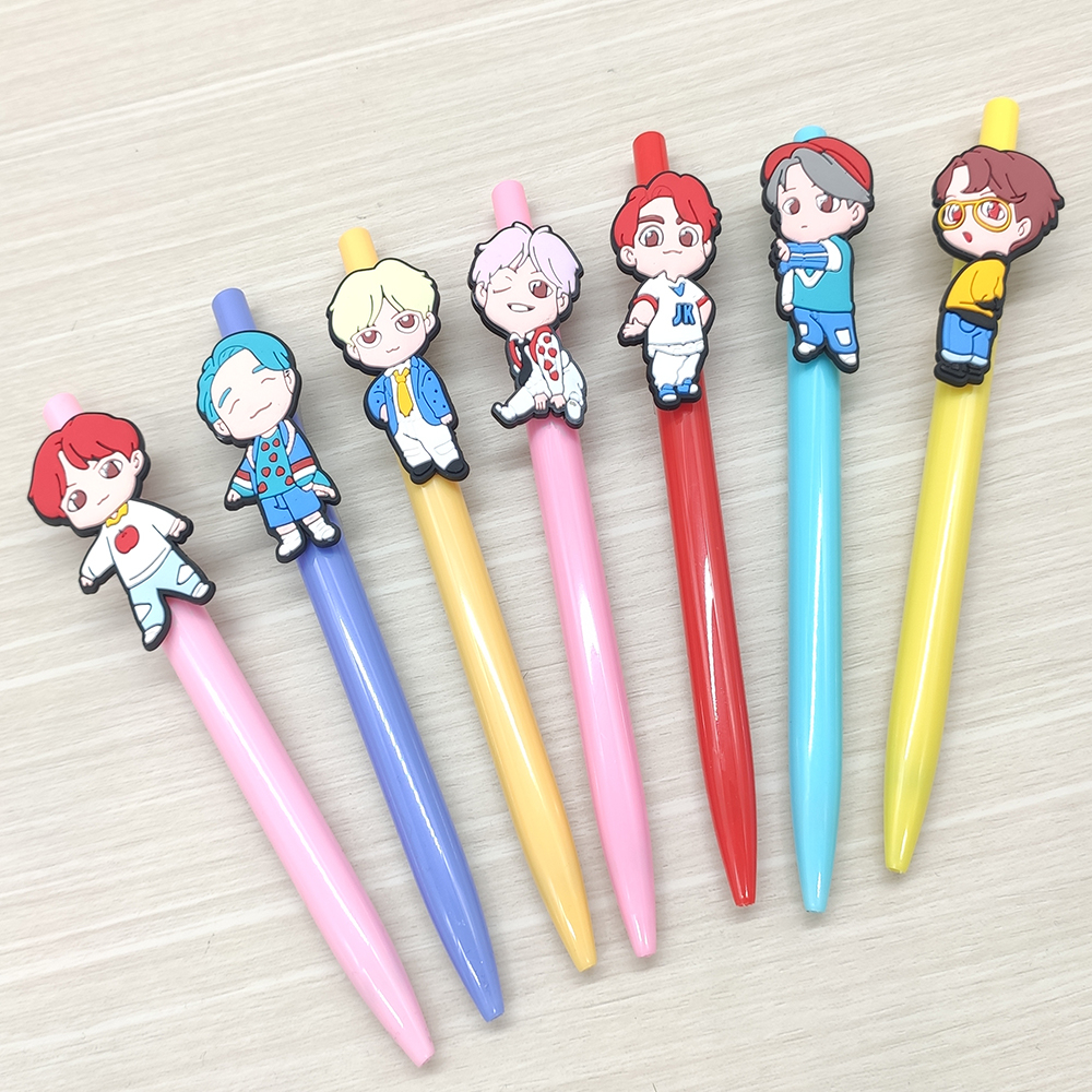 

PULPEN MEKANIK KARAKTER K-POP BTS / PULPEN MEKANIK BTS LUCU / PULPEN MEKANIK K-POP LG