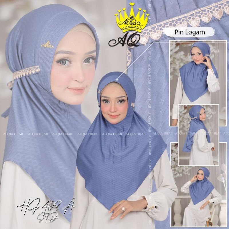 hijab jilbab instan bergo pet bahan jersey motif