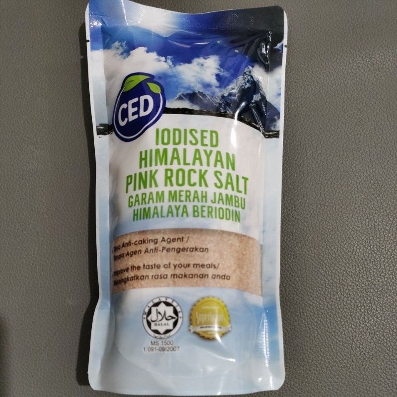 

Ready Stok CED Natural himalayan Pink Rock Salt / Garam himalaya 500gr