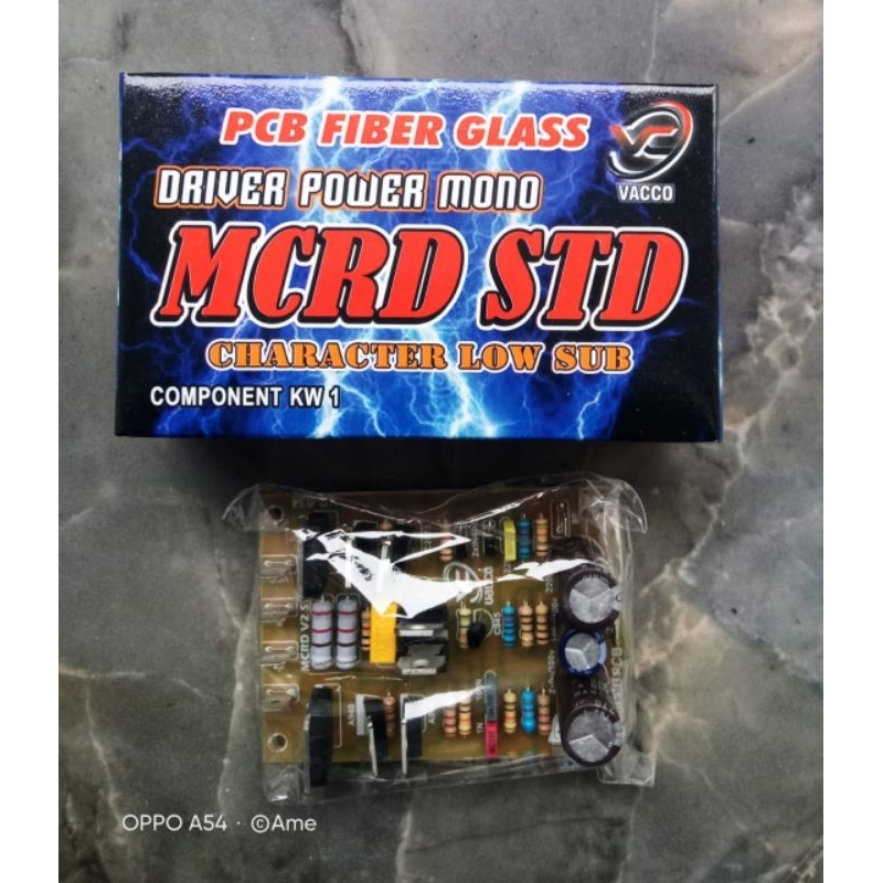 Driver Power Amplifier Mono MCRD STD PCB Fiber
